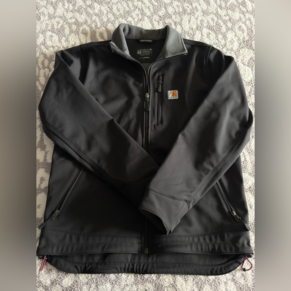 mens softshell carhartt jacket